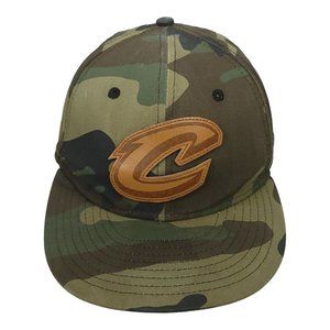 New Era 9Fifty Cleveland Cavaliers Camo Snapback Cap Trucker Basketball NBA Hat